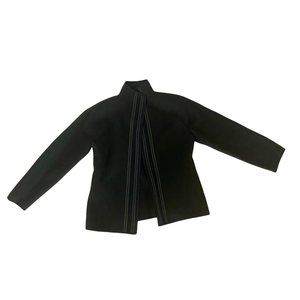 Linda Allard Ellen Tracy 100% Wool Jacket size 6 deep olive green